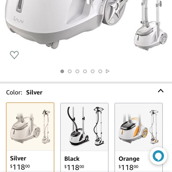 SALAV GS45-DJ Professional Dual Bar Garment Steamer with Foot Pedal Controls - Picture 2 of 4